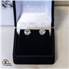 Image 1 : GRA CERTIFIED 2 X 1 CT MOISSANITE VVS D EARRINGS
