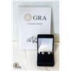 Image 2 : GRA CERTIFIED 2 X 1 CT MOISSANITE VVS D EARRINGS
