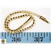 Image 1 : GOLD TONE TENNIS BRACELET WITH 2.5 MM ROUND