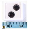 Image 1 : 13.9 MM ROUND RED/BROWN COLORED STONES