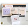 Image 1 : 4.05 CT CUSHION CUT NATURAL MORGANITE COLOR