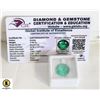 Image 1 : 7.90 CT ROUND NATURAL EMERALD COLOR ENHANCED