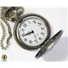 Image 2 : NEW BRONZE TONE POCKET WATCH W/HUNTING
