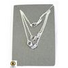 Image 1 : SILVER 3 X 55 MM NECKLACE WITH LOBSTER CLASP