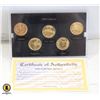 Image 1 : 1999 GOLD EDITION 5 COIN SET