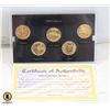 1999 GOLD EDITION 5 COIN SET