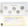 1999 PLATINUM EDITION 5 COIN SET