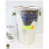 VINTAGE "ALSACE" CHROME CHAMPAGNE BUCKET 11"