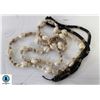 Image 1 : SHELLS & WOOD BEAD NECKLACES