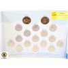 Image 1 : VANCOUVER 2010 OLYMPICS COINS SET OF 17