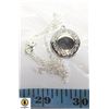 Image 1 : 925 SILVER NECKLACE & ROUND LOCKET PENDANT-ESTATE