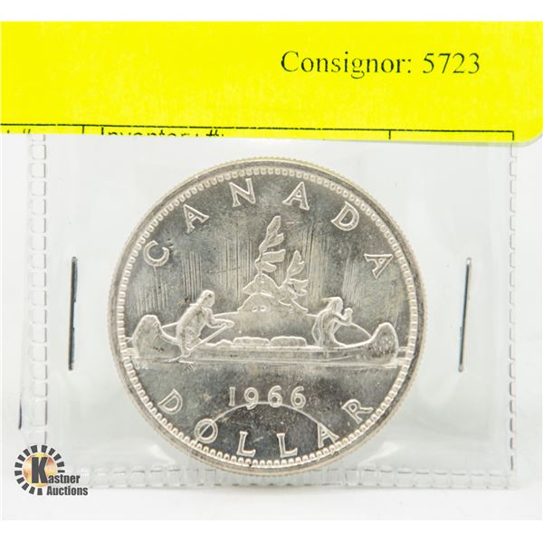 1966 CANADIAN SILVER DOLLAR