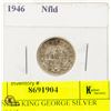 Image 1 : 1946 NFLD KING GEORGE SILVER TEN CENT