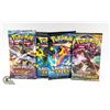 Image 1 : 4 VARIOUS POKEMON NEW SEALED BOOSTER PKS