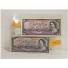 Image 1 : 2X 1954 $10 NOTES