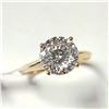 Image 1 : BZ1598-152 10K WHITE MOISSANITE (2CT) RING