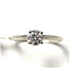 Image 1 : BZ1598-156 10K WHITE MOISSANITE (0.5CT) RING