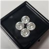Image 1 : BZ1598-165 LASER CUT WHITE MOISSANITE (10CT)