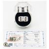 Image 1 : CERTIFIED STERLING SILVER 1.25 CT CENTER CZ