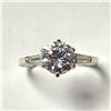 Image 1 : BZ1598-169 SILVER CZ RING