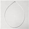 Image 1 : BZ1598-168 SILVER 16" NECKLACE