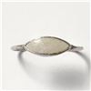 BZ1598-197 SILVER OPAL RING