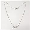 Image 1 : BZ1598-188 SILVER 18" NECKLACE