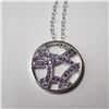 Image 1 : BZ1598-164 SILVER CZ 18" NECKLACE