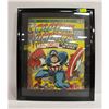 Image 1 : FRAMED PICTURE OF CAPTIAN AMERICA + THOR 25" X 21"