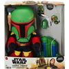 Image 1 : NEW STAR WARS 12" PLUSH BOBA FETT ROCKET LAUNCHING