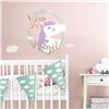 Image 1 : NEW YOU ARE MAGIC UNICORN PEEL AND STICK WALL