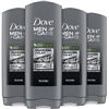 Image 1 : NEW 4 PACK OF DOVE MEN + CARE BODY WASH