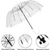 PAIR OF NEW 46" CLEAR UMBRELLAS