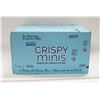 NEW CASE OF QUAKER CRISPY MINIS WHITE CHEADER