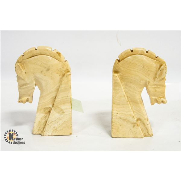 LOT OF 2 ELEPHANT BOOK ENDS