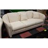 VINTAGE CREAM FABRIC SOFA WITH CUSHIONS