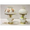 TWO LANTERN STYLE ELECTRIC LAMPS