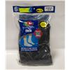Image 1 : BLACK CREW SOCK 12-16 SIZE 6-PACK