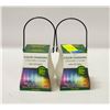Image 1 : 2 COLOR CHANGING LED CITRONELLA CANDLES