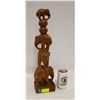 Image 1 : 20 INCH TOWER OF ELEPHANTS HANDCARVED