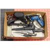 Image 1 : BOX OF HUNTING AND FISHING ACCESSORIES INCL.