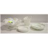Image 1 : STAMPED FENTON MILK GLASS 4 PIECES