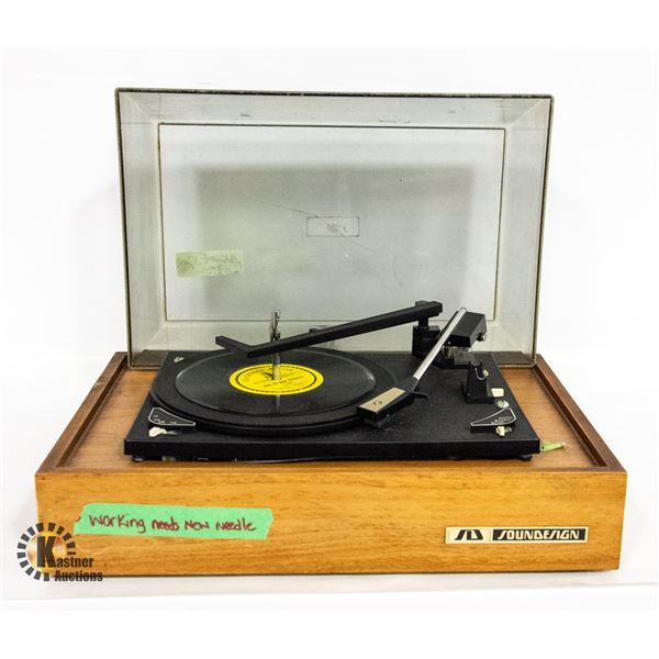 SOUND DESIGN RECORD PLAYER
