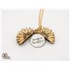 NEW BRASS SUNFLOWER PENDANT NECKLACES OPENS WITH