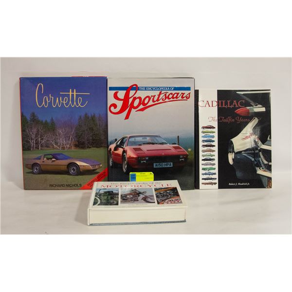 GROUP OF 4 CAR BOOKS