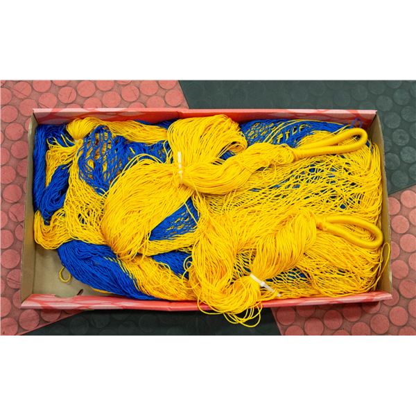 15 FT YELLOW/BLUE HAMMOCK,NO RIPS.2
