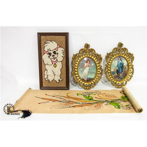 FLAT WITH VARIOUS VINTAGE PICTURES