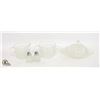 Image 1 : SALT/PEPPER/SUGAR/CREAMER & BUTTER DISH W/LID