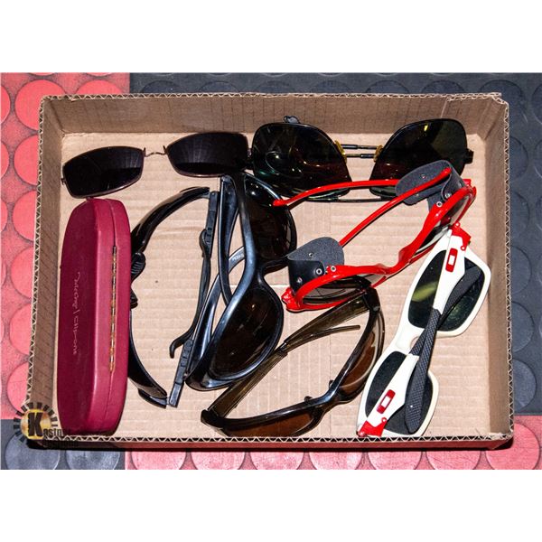 FLAT OF ASSORTED SUNGLASSES