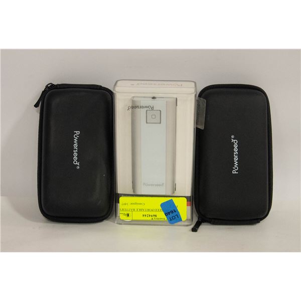 2 POWERSEED PORTABLE BATTERY PACK